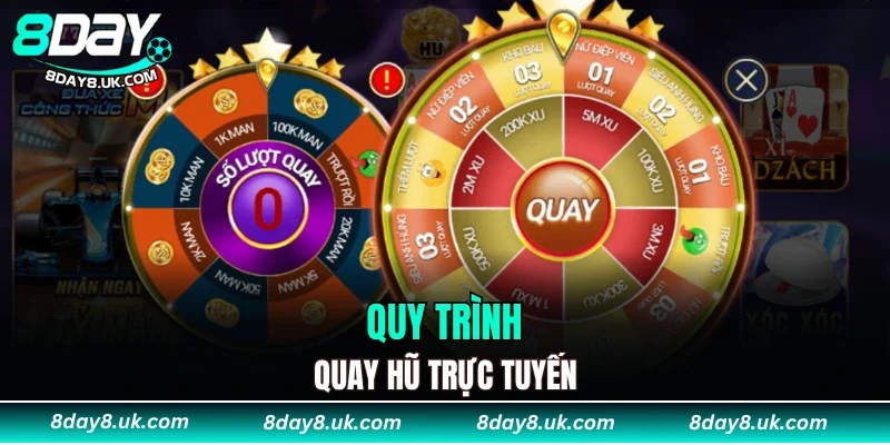 Quy trình quay hũ trực tuyến