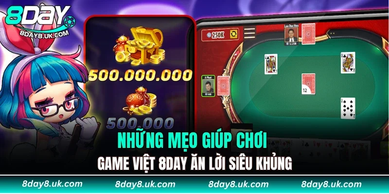 Học hỏi một số tip chơi ở 8DAY 